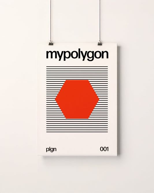 Polygon Minimal Poster - Print File